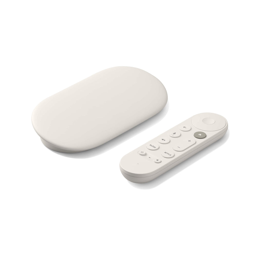 Google - TV Streamer 4K - Fast Streaming Device in 4K HDR - 32 GB of Storage - Porcelain