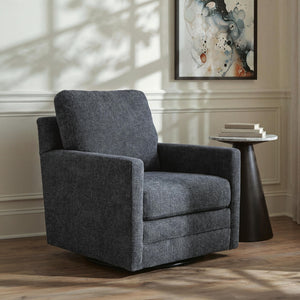 Dishford - Swivel Accent Chair #darkgray