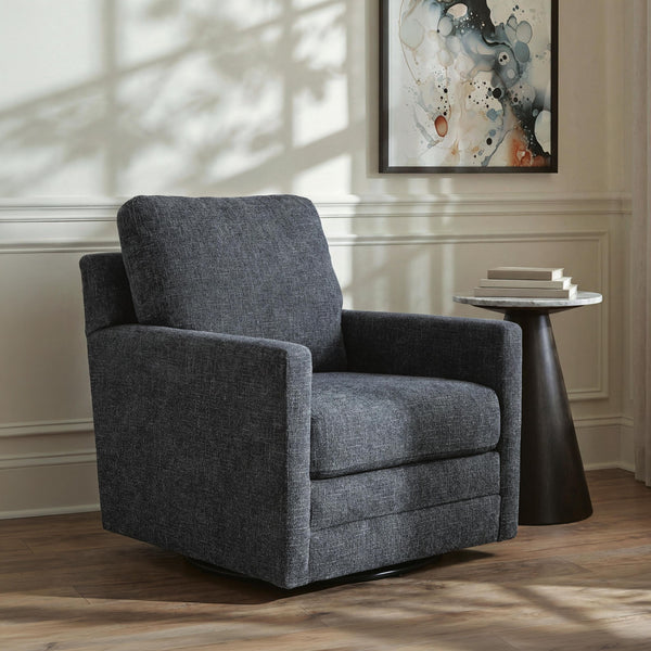 Dishford - Swivel Accent Chair #darkgray