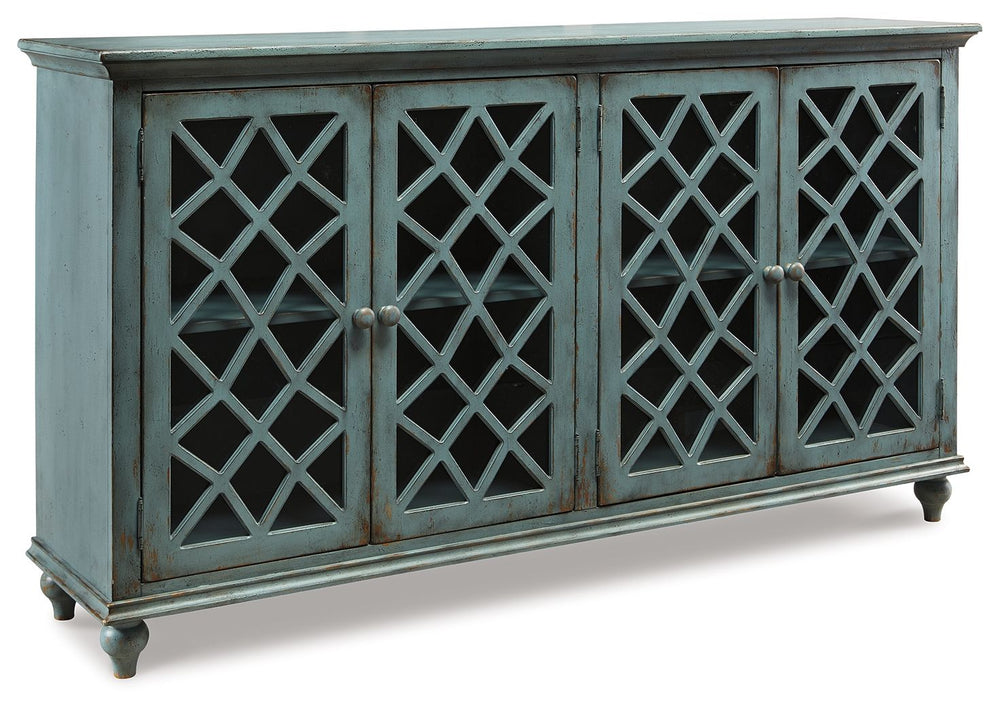 Mirimyn - Mueble auxiliar - Acabado antiguo - Verde azulado antiguo