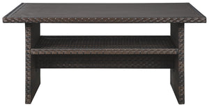 Easy Isle - RECT Multi-Use Table - Dark Brown / Beige