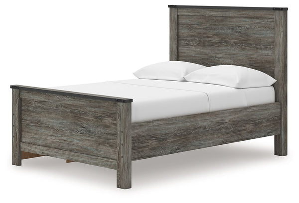 Frandern - Panel Bed #full #2drawers