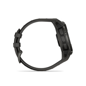 Garmin - Instinct Crossover AMOLED GPS Smartwatch 47 mm Fiber-reinforced Polymer - Charcoal with charcoal silicone band - (2025)