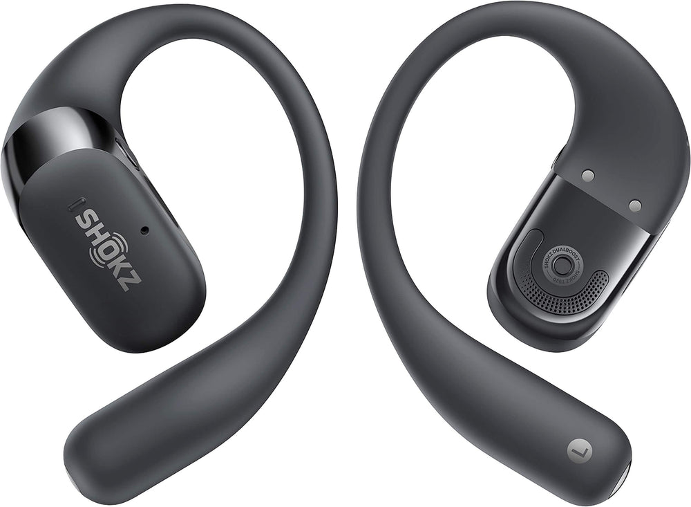 Shokz - OpenFit 2+ Open-Ear True Wireless Bluetooth Earbuds - Black