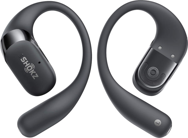 Shokz - OpenFit 2+ Open-Ear True Wireless Bluetooth Earbuds - Black