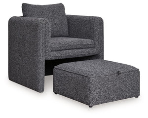 Vreni - Sillón Decorativo - Carbón / Negro