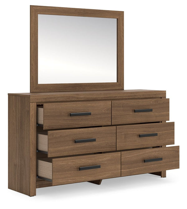 Broachmyn - Six Drawer Dresser #lightbrown #dresser&mirror