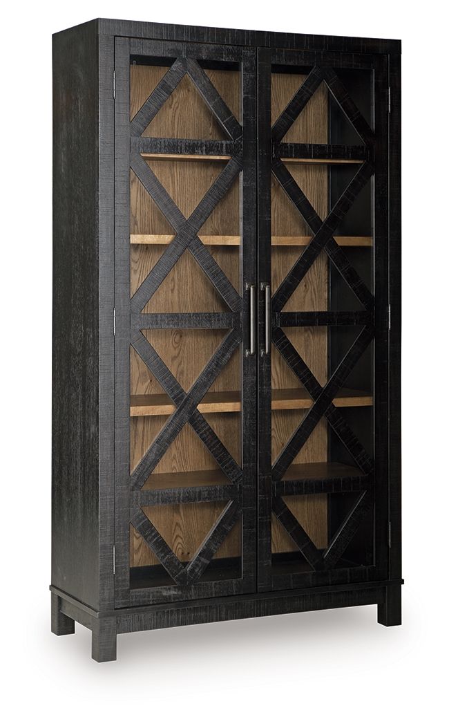Christop - Gabinete decorativo - Negro / Marrón