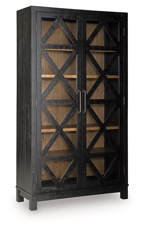 Christop - Gabinete decorativo - Negro / Marrón