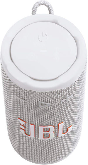 JBL - Grip Portable Wireless Speaker with Built-In Light - 2025 - White