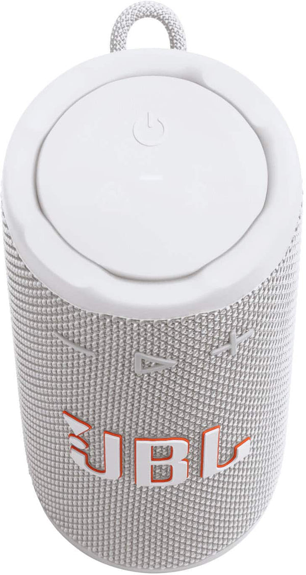 JBL - Grip Portable Wireless Speaker with Built-In Light - 2025 - White