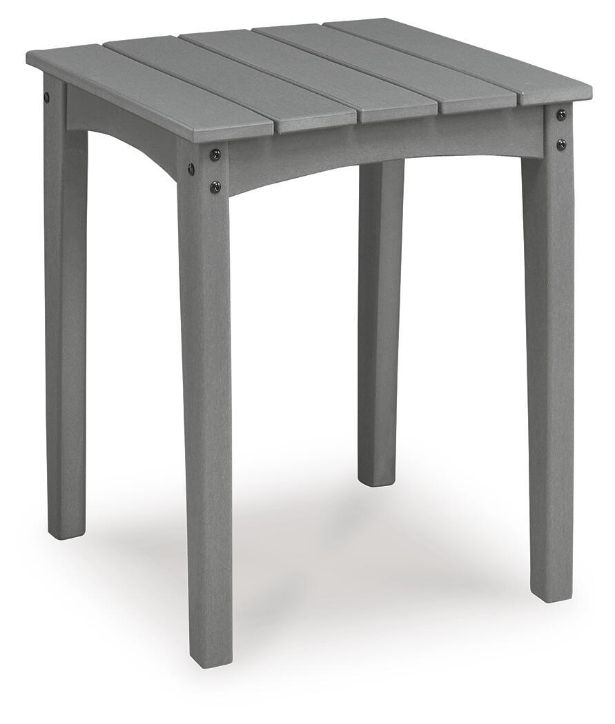 Cove Beach - Square End Table - Gray