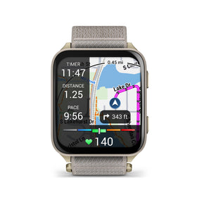Garmin - Venu X1 GPS Smartwatch 51 mm Fiber-reinforced polymer - Soft Gold Titanium - (2026)