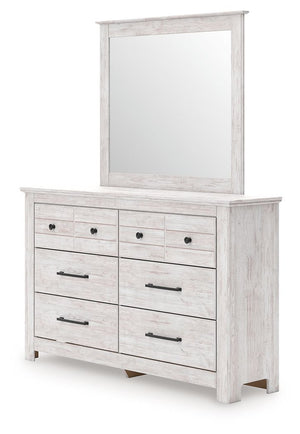 Makidern - Six Drawer Dresser #white #dresser&mirror