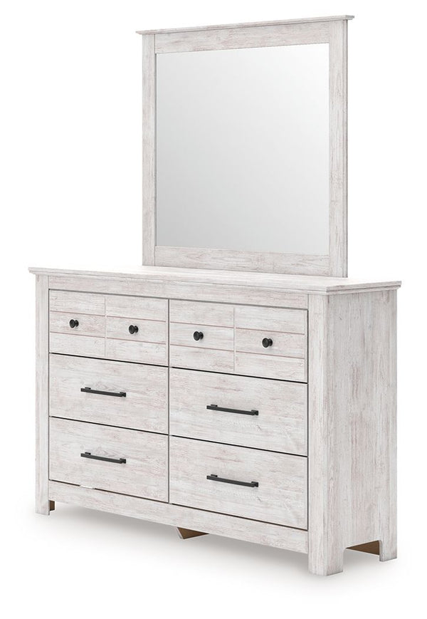 Makidern - Six Drawer Dresser #white #dresser&mirror