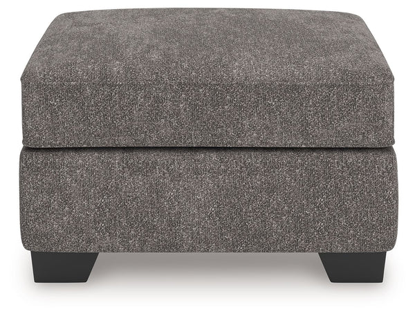 Olten - Ottoman #darkgray #34"wx24"dx19"h