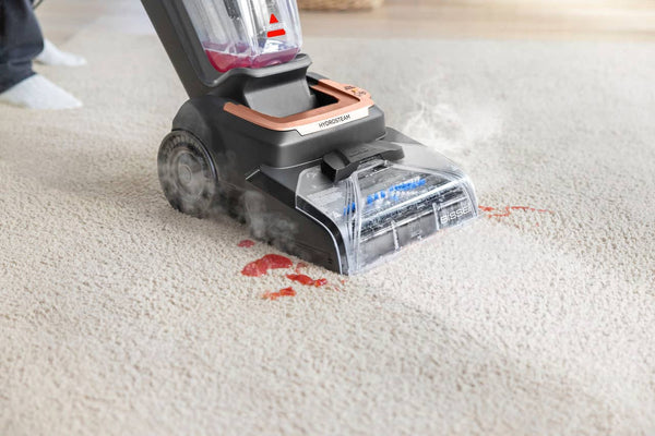 BISSELL - Revolution HydroSteam Upright Vacuum - Black / Copper Harbor