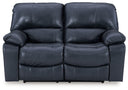 Leesworth - Reclining Loveseat #blue