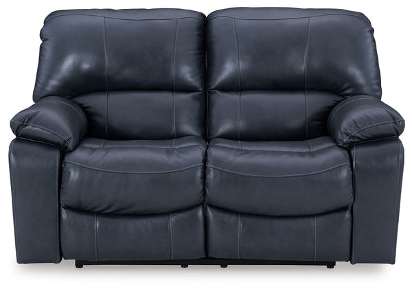 Leesworth - Reclining Loveseat #blue