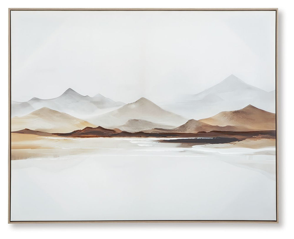 Karalen - Arte de pared - Blanco / Gris / Marrón