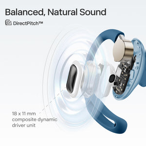 Shokz - OpenFit Air Open-Ear True Wireless Earbuds - Stone Blue