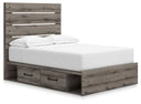 Graystorm - Panel Storage Bed #full