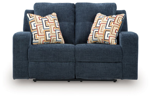Danum - Reclining Loveseat #blue