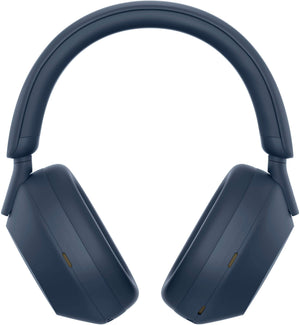 Sony - WH-1000XM5 Wireless Noise Cancelling Over-the-Ear Headphones - Blue