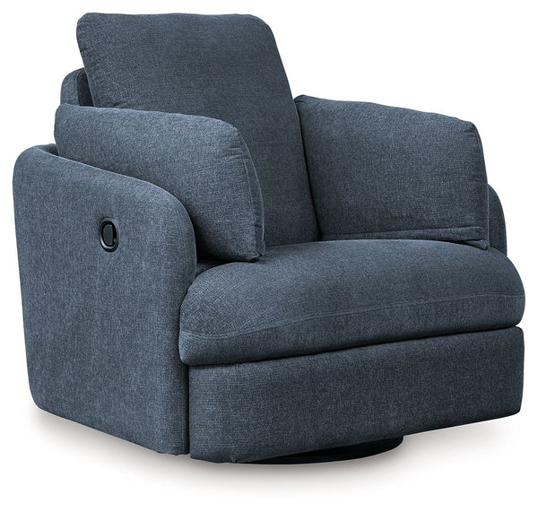Modmax - Swivel Glider Recliner #blue