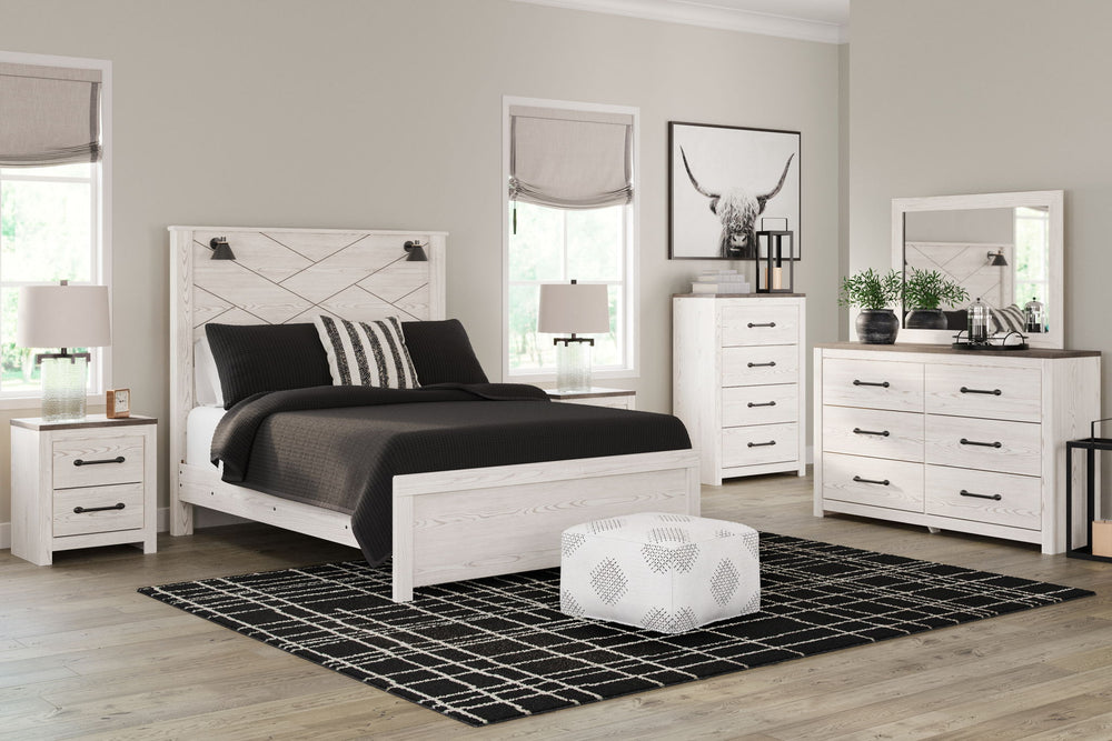 Gerridan - Panel Bedroom Set With Sconces #queen