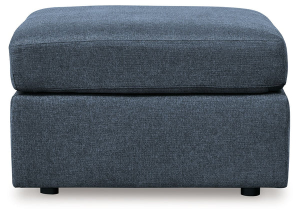 Modmax - Oversized Accent Ottoman #blue