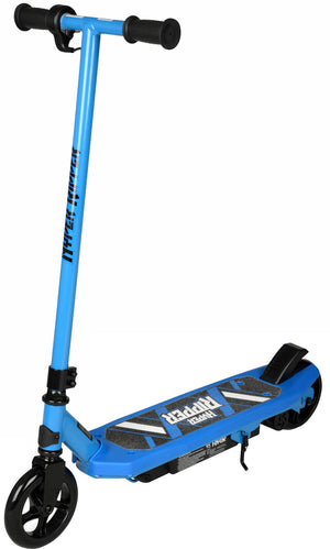 Hyper - Ripper Kids Electric Scooter with 10mph Max Speed - 6.5 Mile Range - Pressure Throttle - 120LB Weight Limit - 90W Motor - Blue