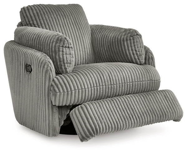 Tie-breaker - Swivel Glider Recliner #darkgray