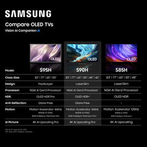 Samsung - 48" Class S90H OLED 4K Glare-Free TV with SamsungVisionAI (2026)