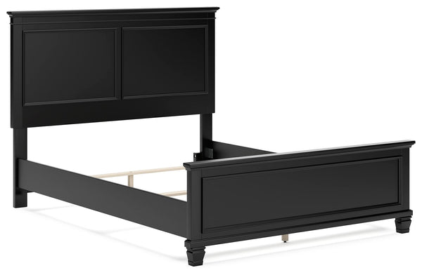 Lanolee - Panel Bed #queen #none