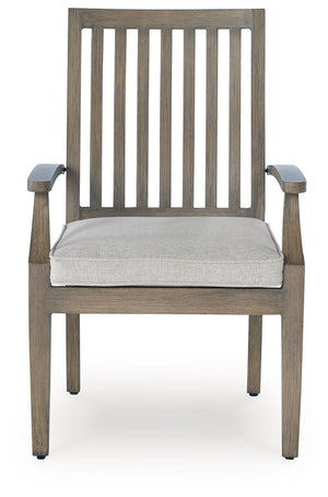 Rancho Rainier - Sillón con cojín (juego de 2) - Marrón / Beige
