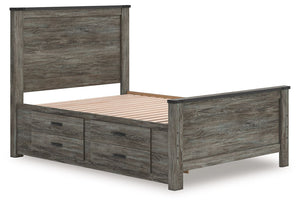 Frandern - Panel Bed #full #2drawers