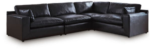 Emilia - Sectional #black #4pc.sectional