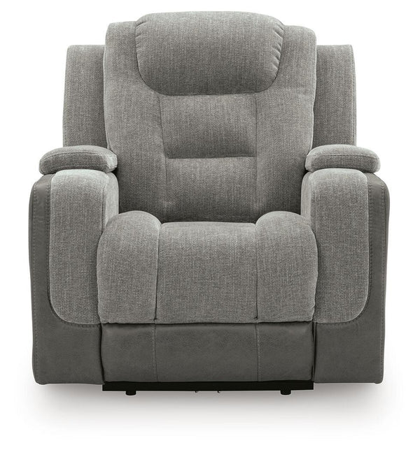 Mixed Motion - Power Recliner With Adjustable Headrest #gray