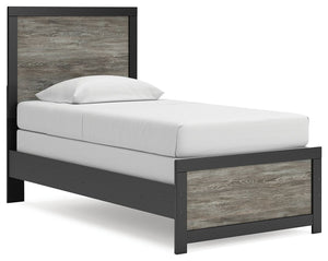 Broachmyn - Panel Bed #black #twin