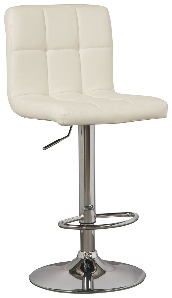 Bellatier - Adjustable Height Barstool (Set of 2) #beige