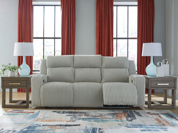 Forest Lake - Power Reclining Sofa With Adj Headrest #lightgray