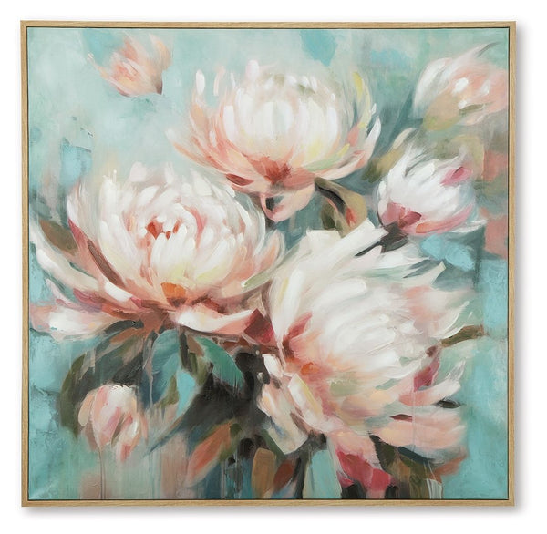 Parryville - Arte de pared - Aguamarina / Rosa