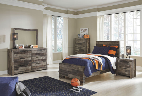 Derekson - Youth Panel Bedroom Set #3pc.bed,dresser,mirror|4pc.bed,dresser,mirror,nightstand #twin #none