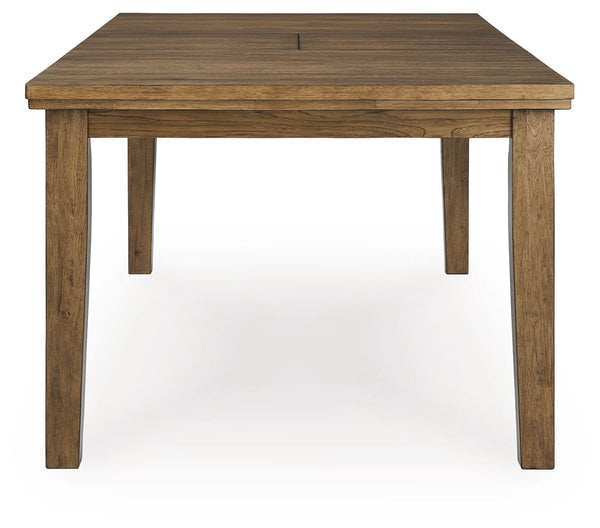 Urbinforte - Mesa de comedor extensible Butterfly - Marrón claro
