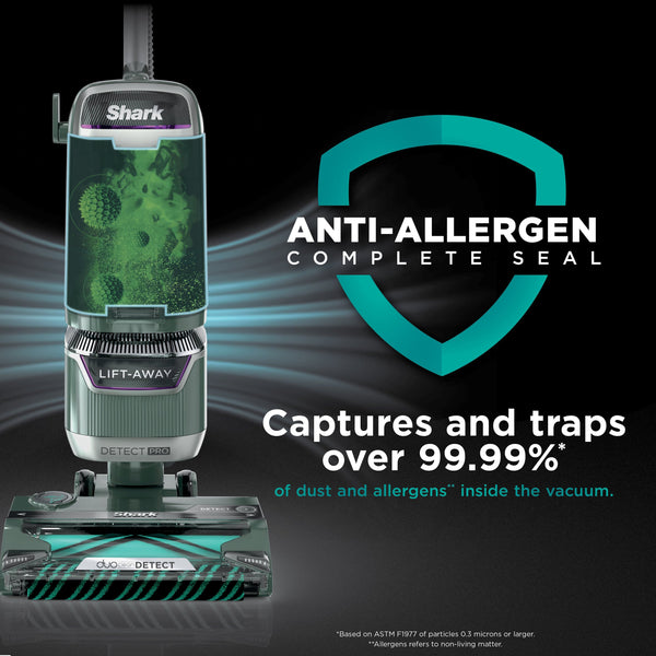 Shark - Detect Pro Lift-Away ADV Bagless Upright Vacuum with DuoClean Detect, Anti-Allergen, and Odor Neutralizer Technology - Evergreen