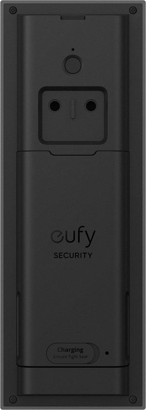 eufy - Smart Wi-Fi C31 2K Wired and Battery Operated Video Doorbell with 32GB MicroSD Card - Black