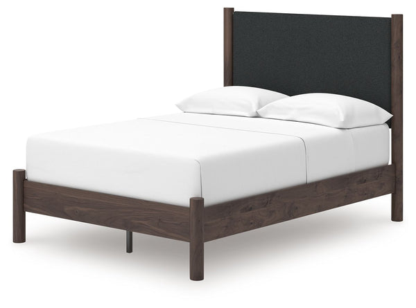 Pamytta - Upholstered Panel Platform Bed #full