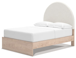 Arloster - Upholstered Panel Bed #full #sidestorageunit