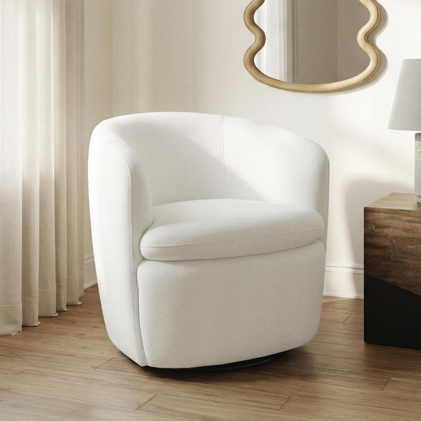Leemont - Swivel Accent Chair #white